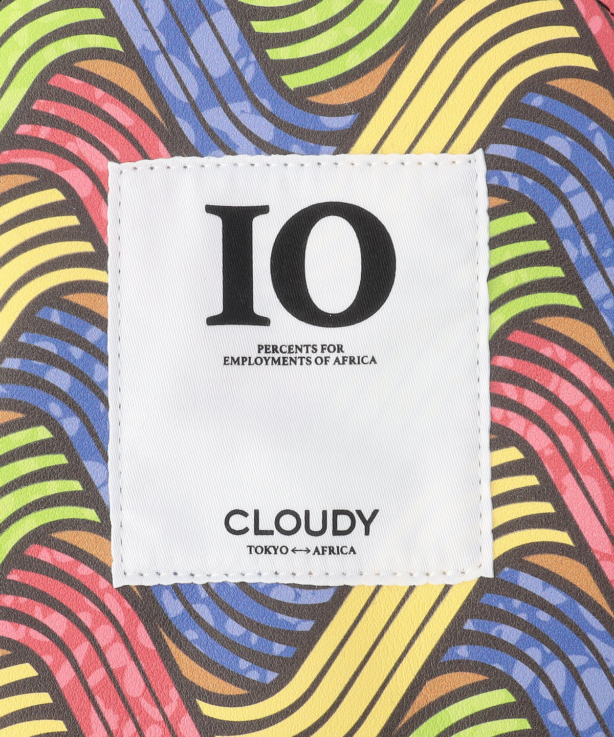 Fake Leather Printed Tote Bag (Small) BLACK1