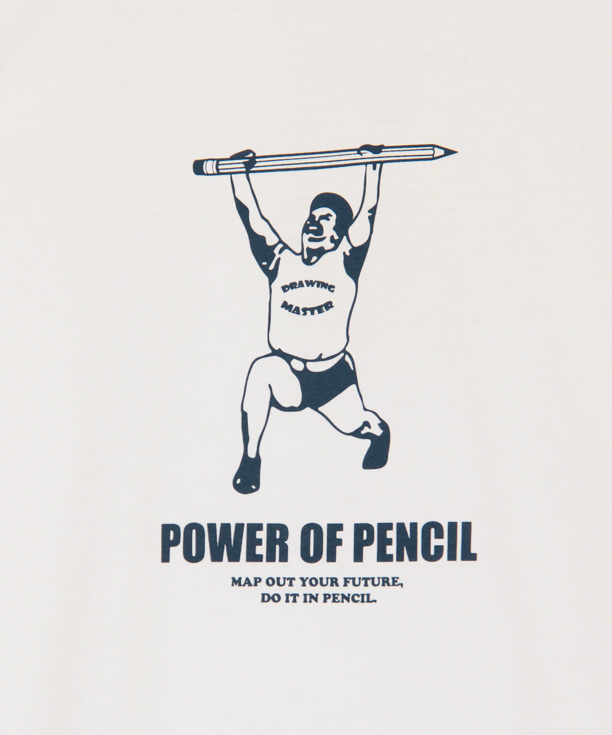 Lunch T-shirt POWER OF PENCIL NAVY