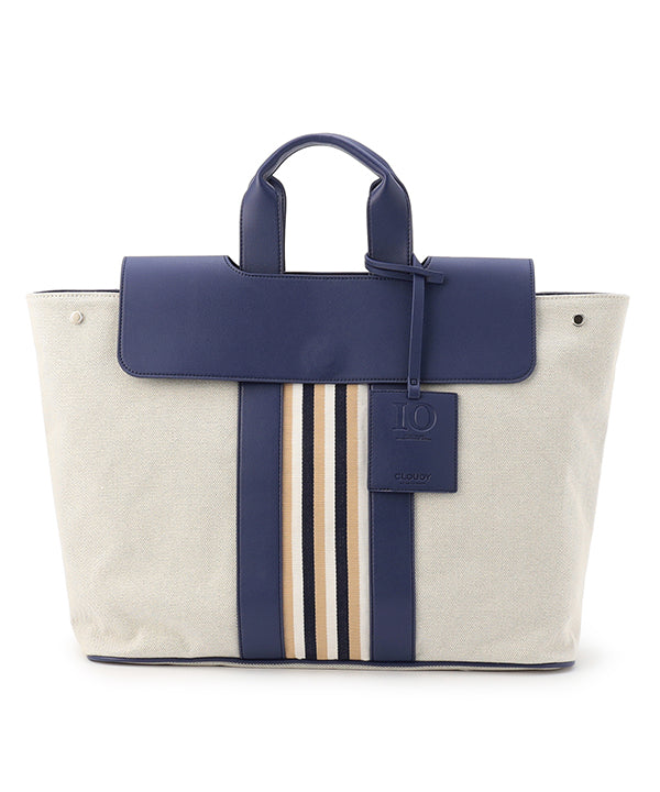 Two Tone Kente Bag (Large) NAVY