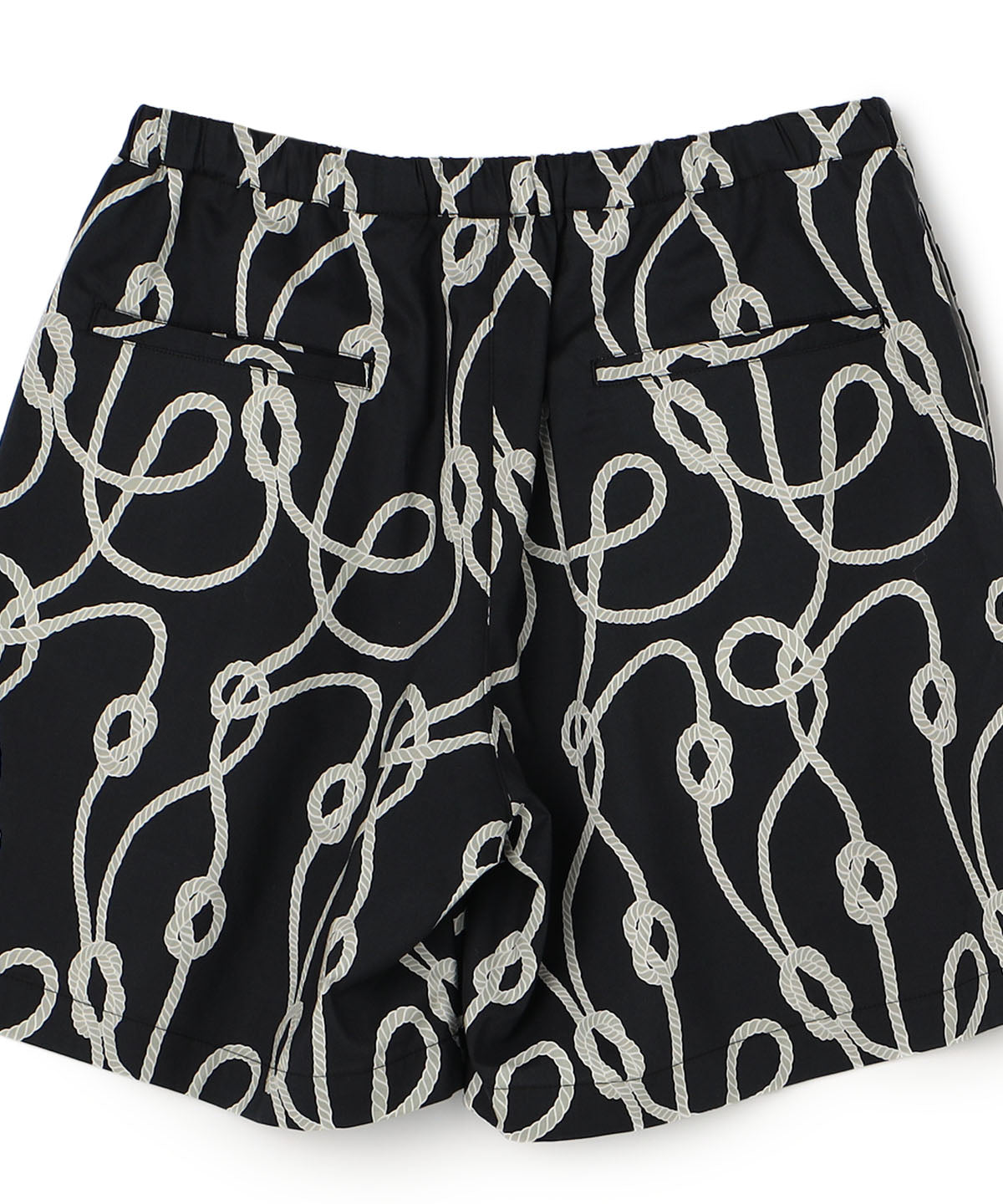 African Textile shorts BLACK "絆"