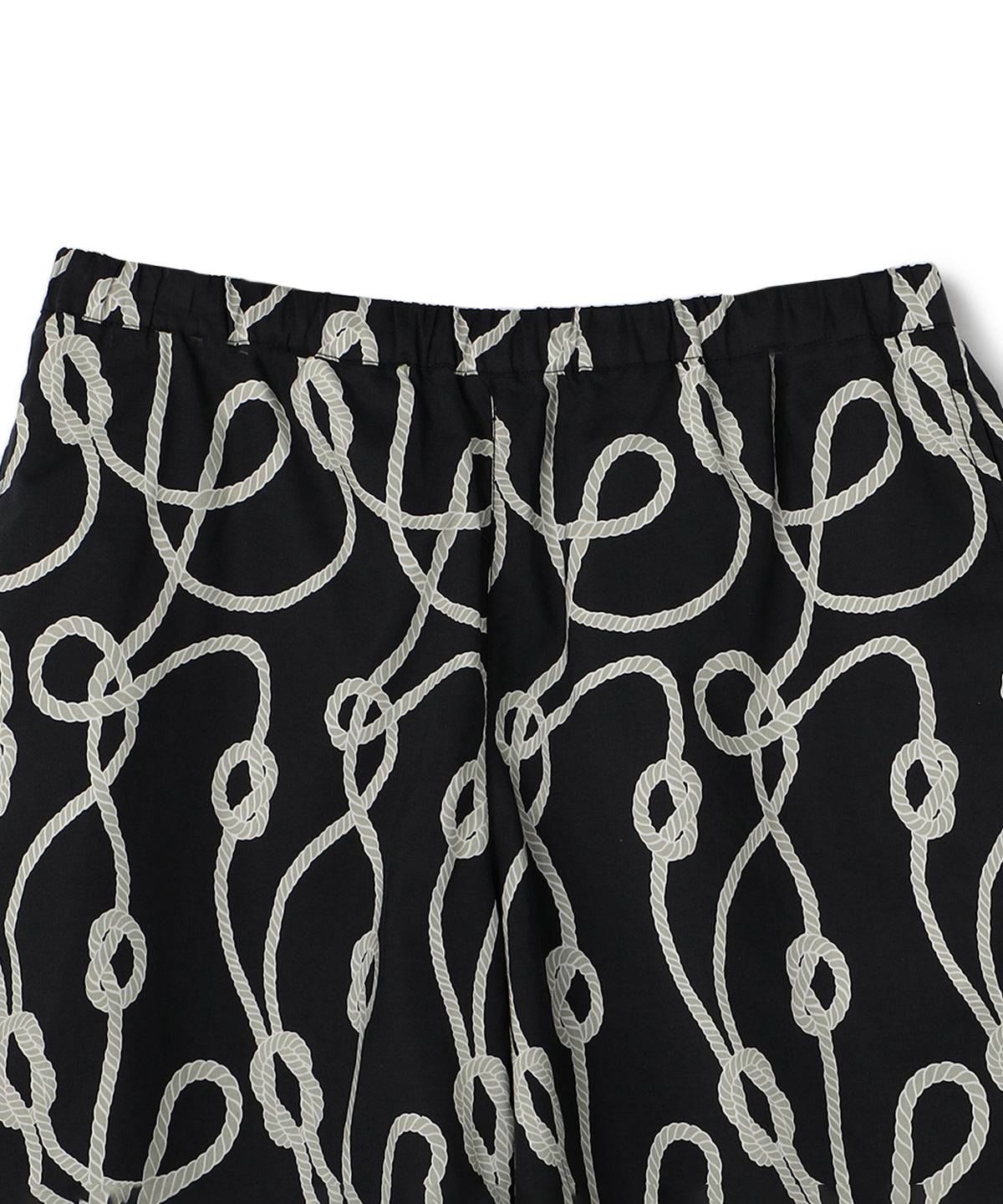 African Textile shorts BLACK "絆"