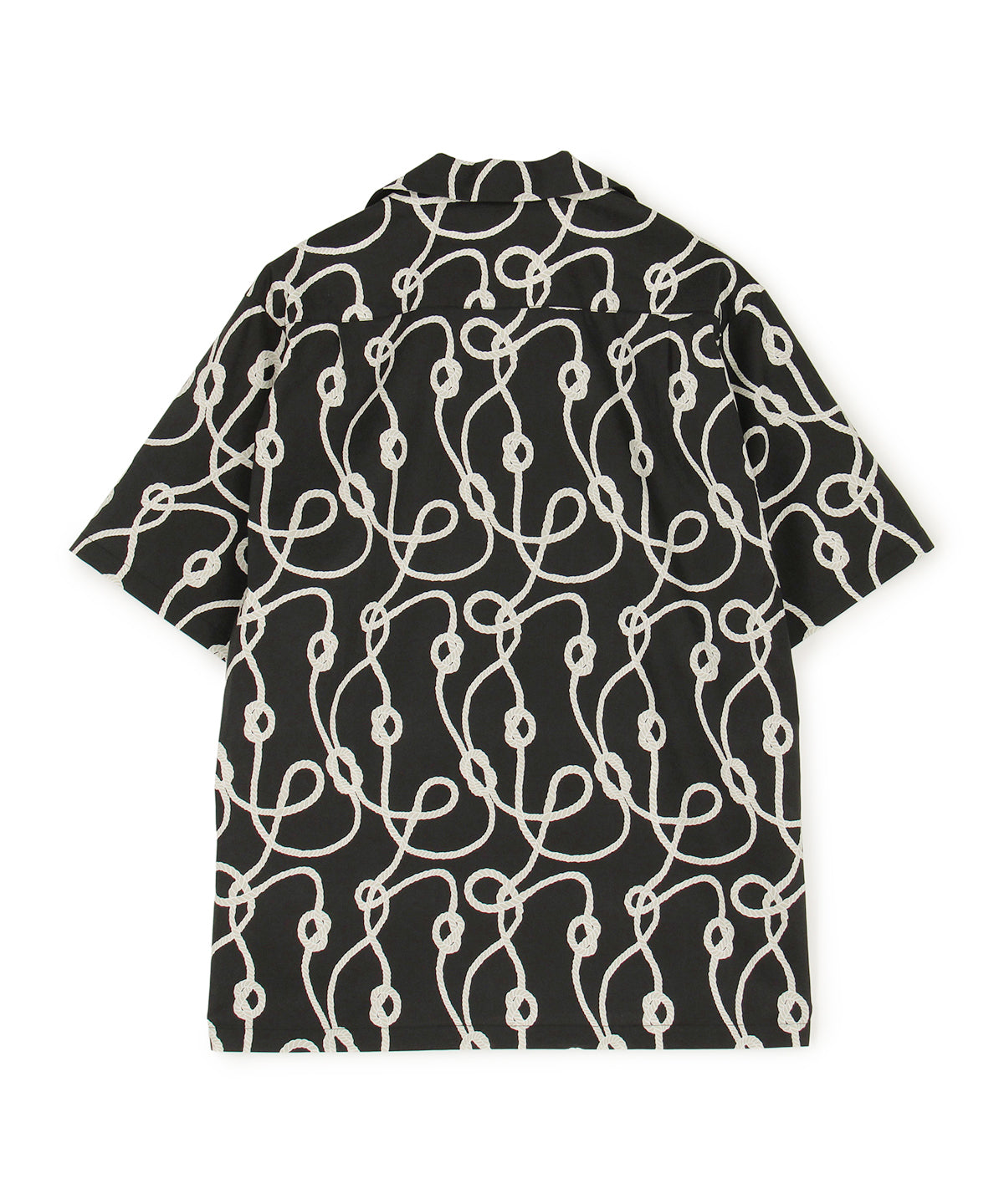 African Textile Shirt BLACK "絆"