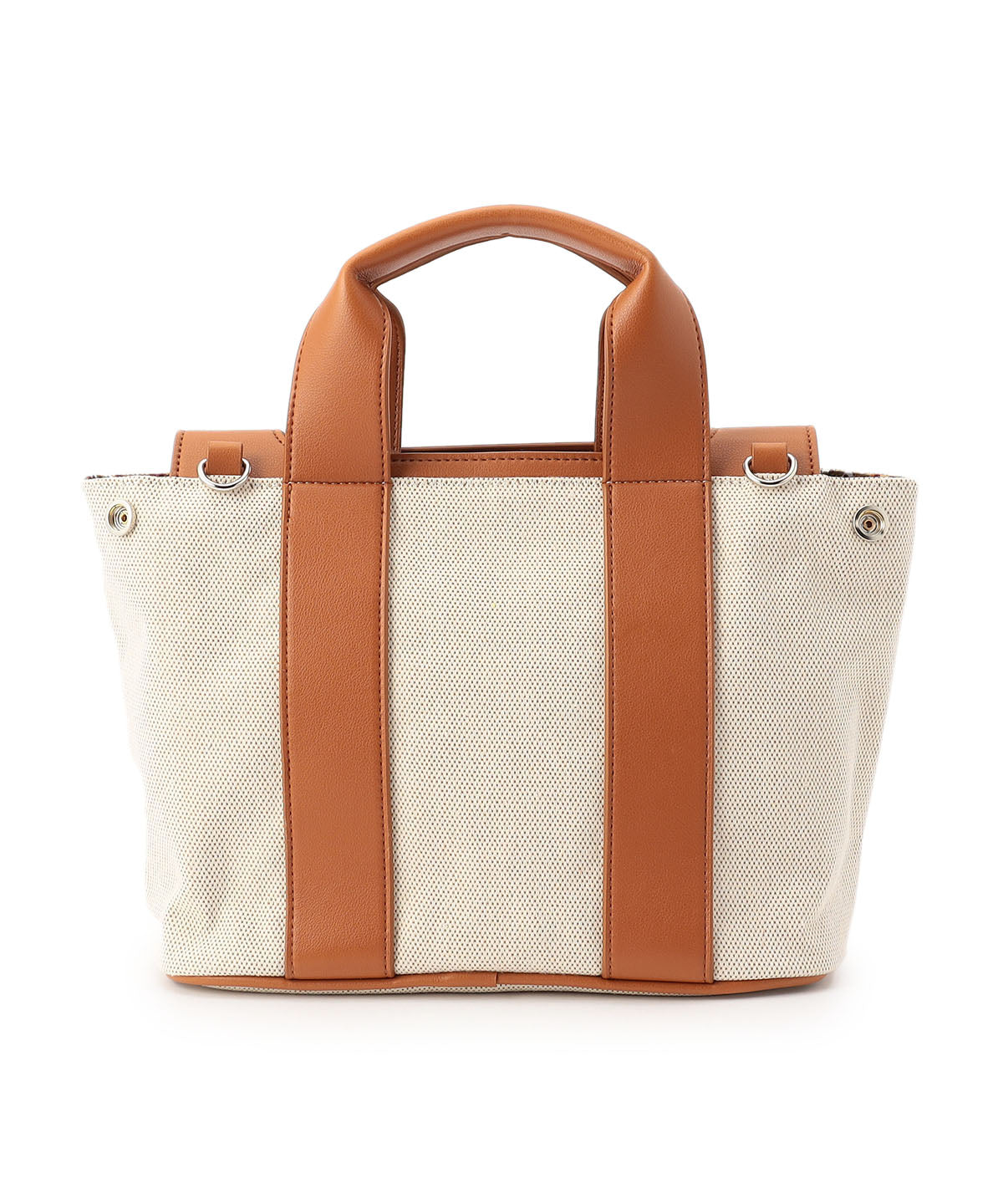 Two Tone Kente Bag (Small) BROWN