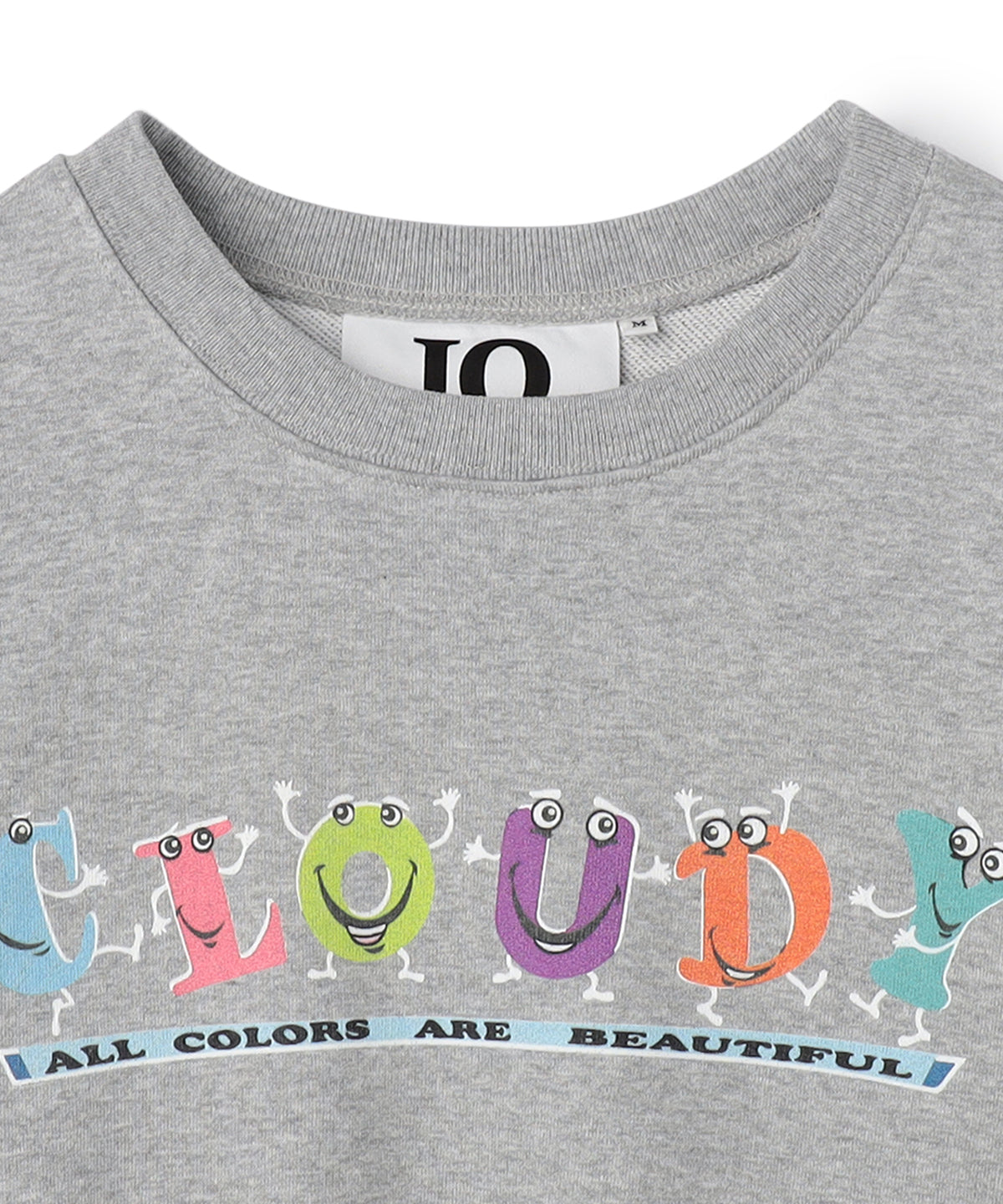 スウェットシャツ CLOUDY characters グレー
