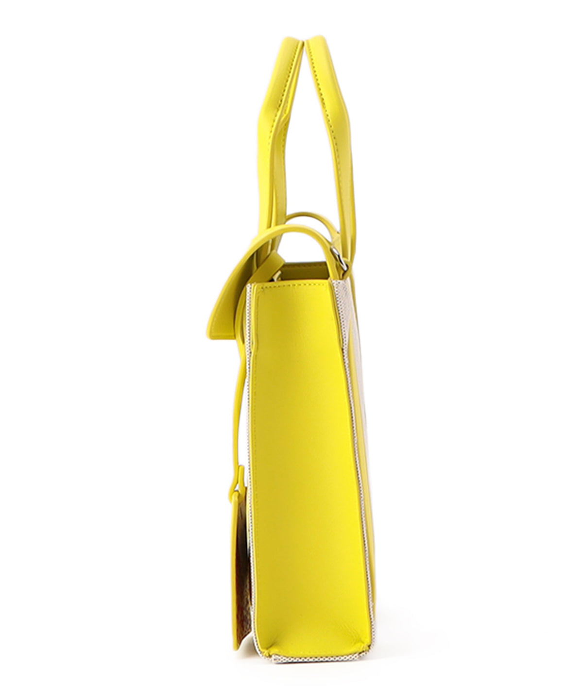 Two Tone Kente Shoulder Bag (Small) YELLOW