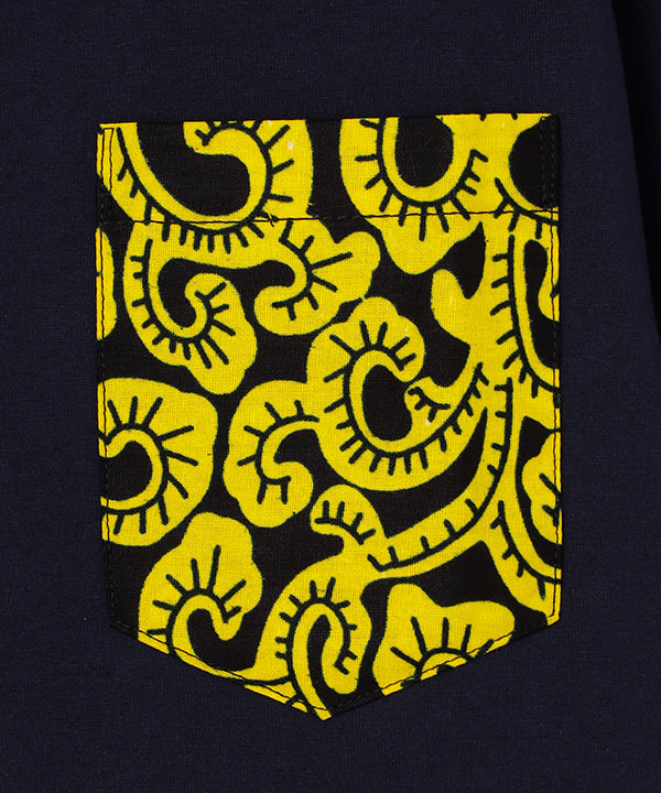 Pocket T-SHIRTS Uneck 375 NAVY