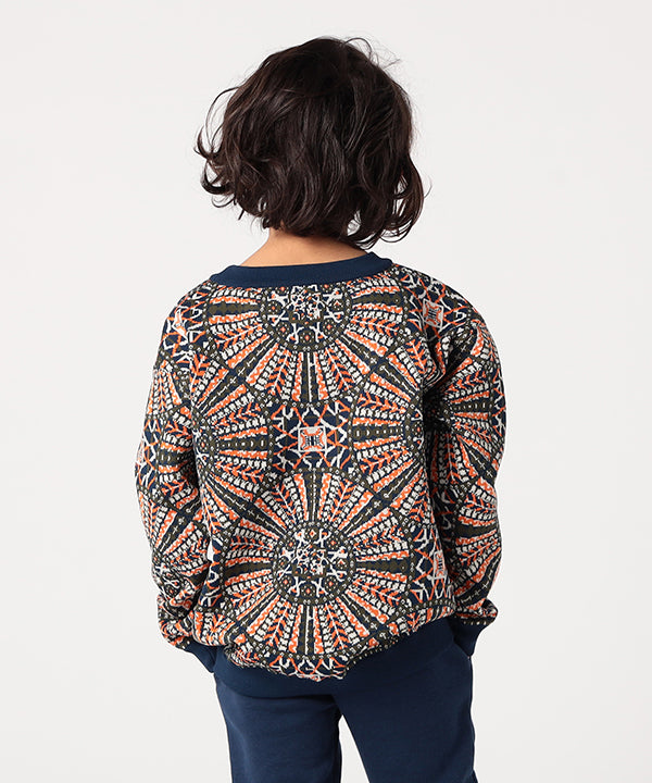 Kids Recycled Knit Sweater BLUE