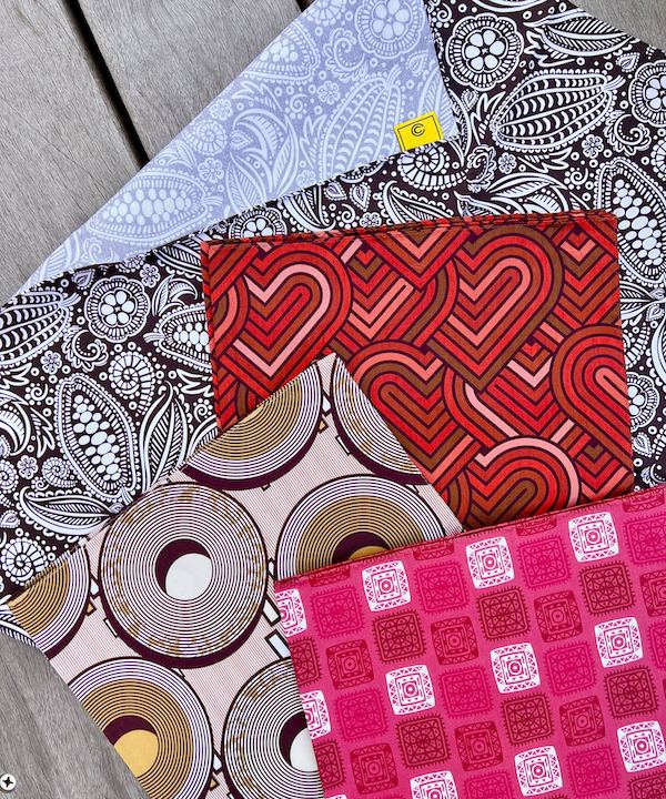 Printed Handkerchief 02 Chocolate