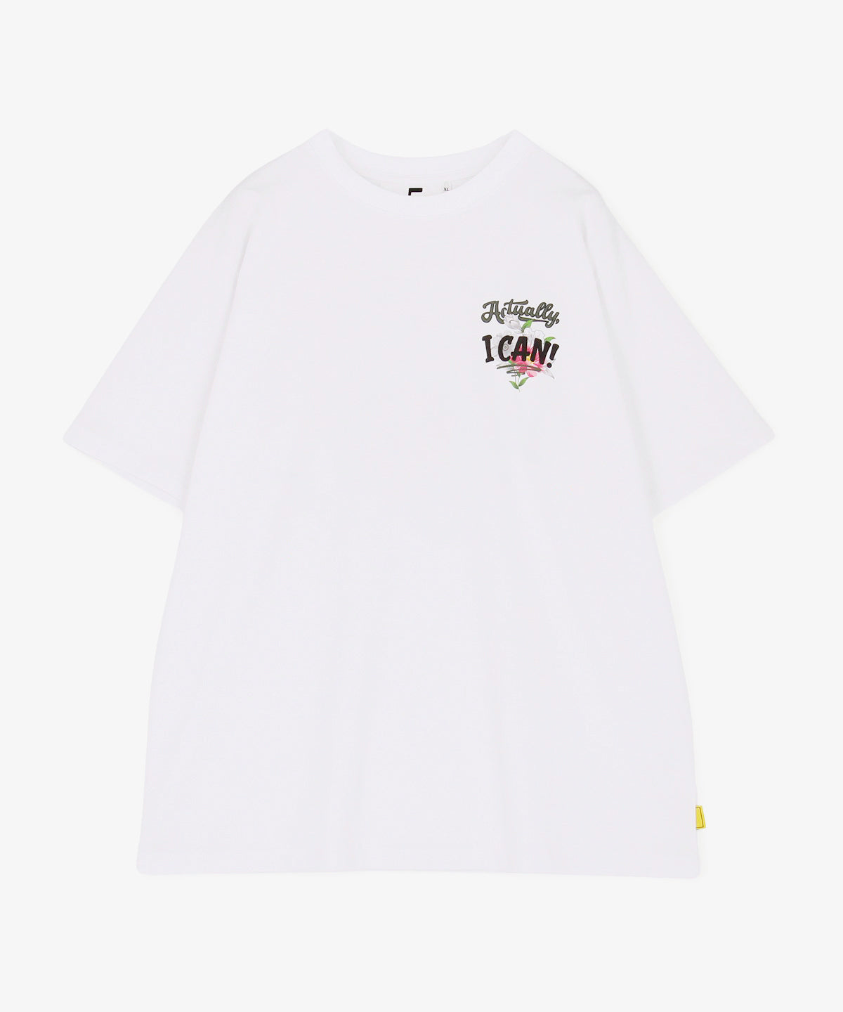 Lunch T-shirt ACTUALLY, I CAN WHITE