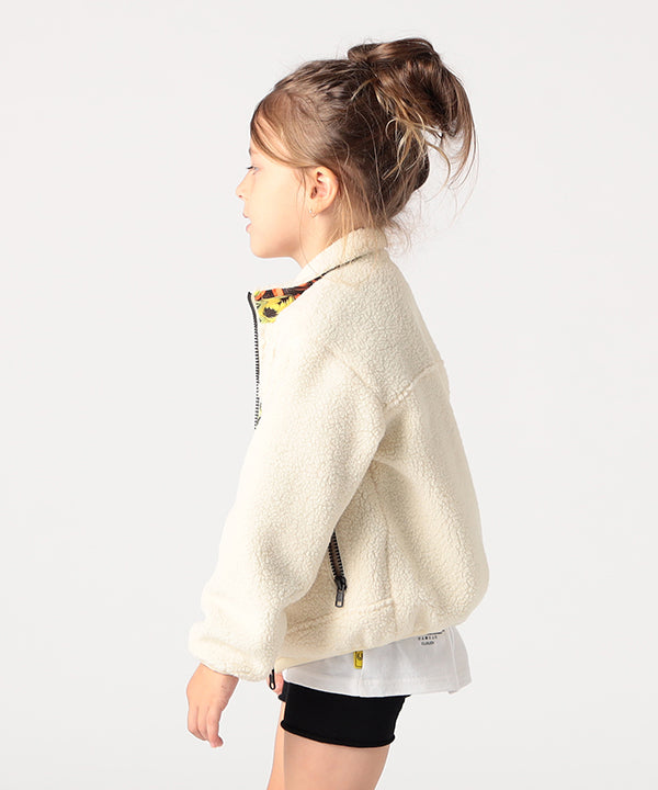 Kids Recycled Reversible BOA Blouson OFFWHITE