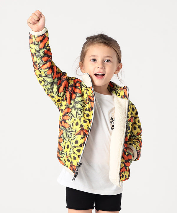 Kids Recycled Reversible BOA Blouson OFFWHITE