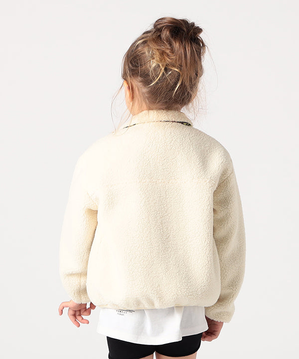 Kids Recycled Reversible BOA Blouson OFFWHITE