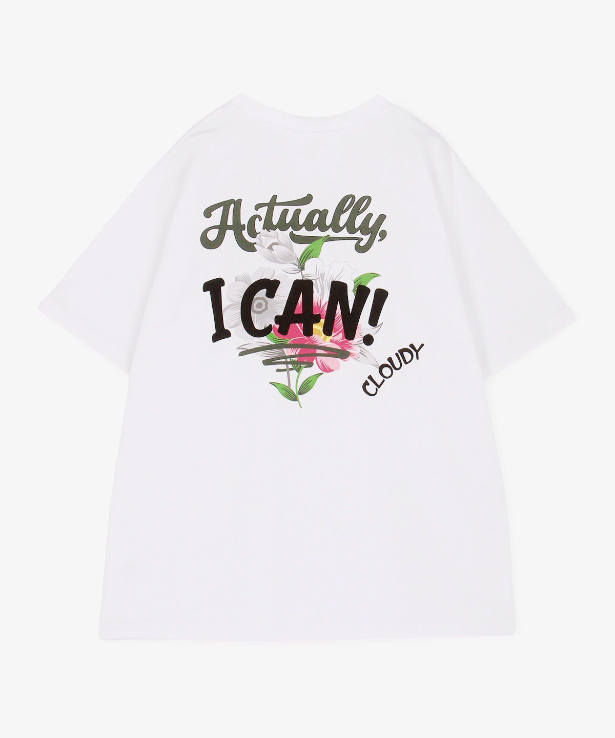 Lunch T-shirt ACTUALLY, I CAN WHITE