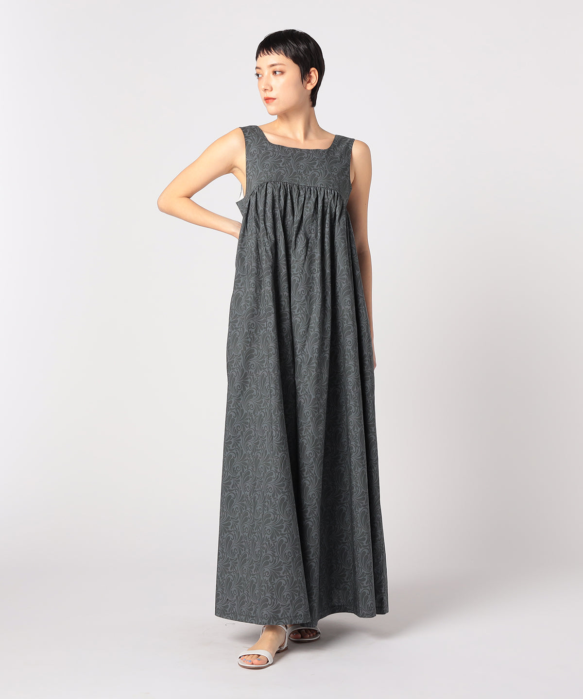 African Textile All In One Charcoal