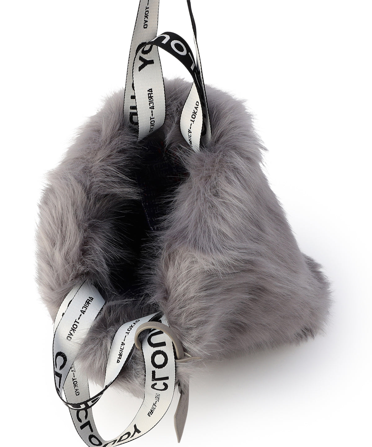 エコファーロゴハンドルトートバッグ (Lサイズ) グレー