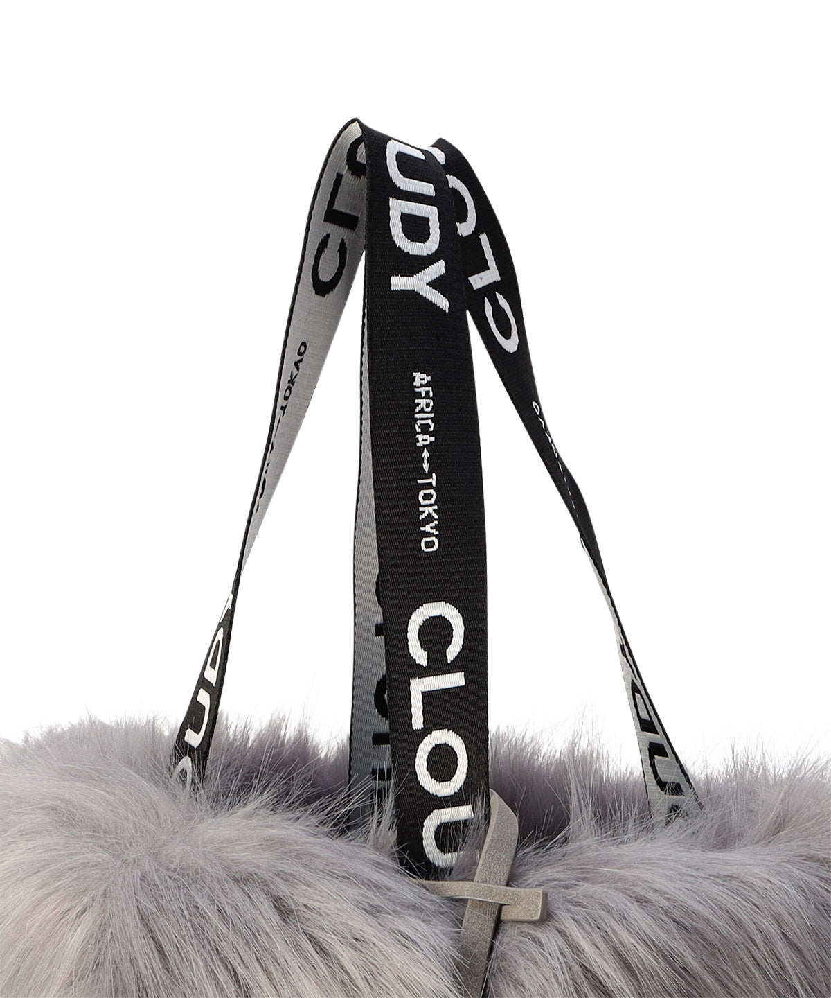 エコファーロゴハンドルトートバッグ (Lサイズ) グレー