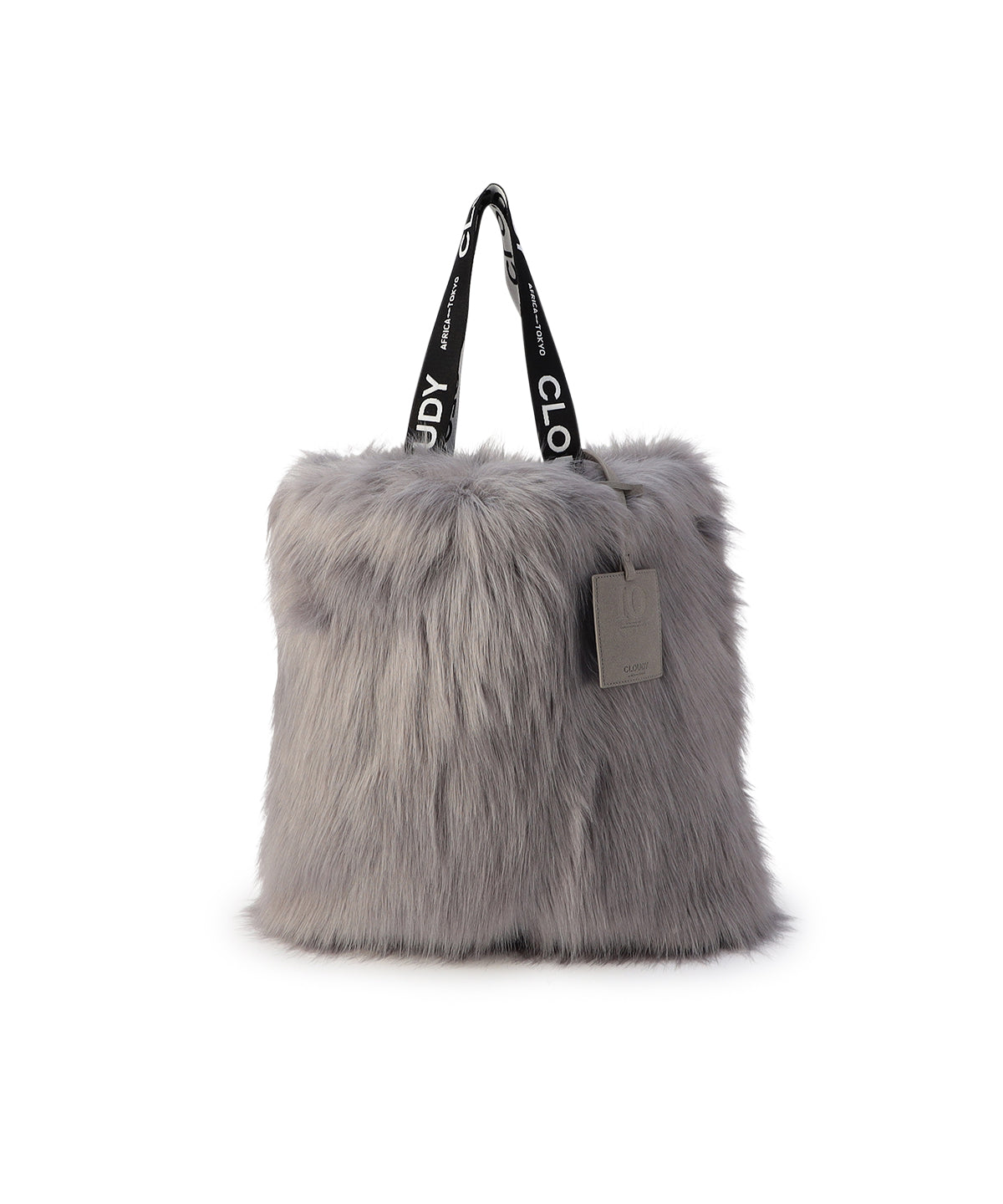 エコファーロゴハンドルトートバッグ (Lサイズ) グレー