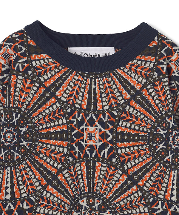 Kids Recycled Knit Sweater BLUE