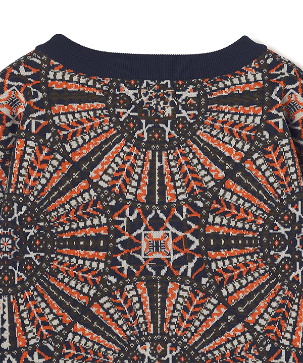 Kids Recycled Knit Sweater BLUE