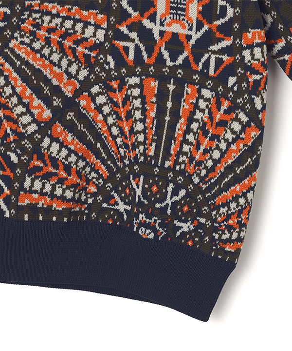 Kids Recycled Knit Sweater BLUE