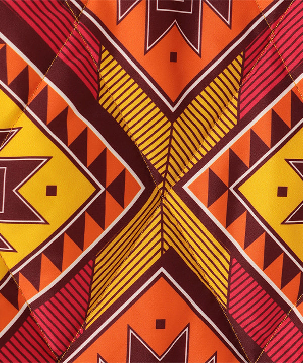 Recycled Reversible Quilting Jacket BEIGE