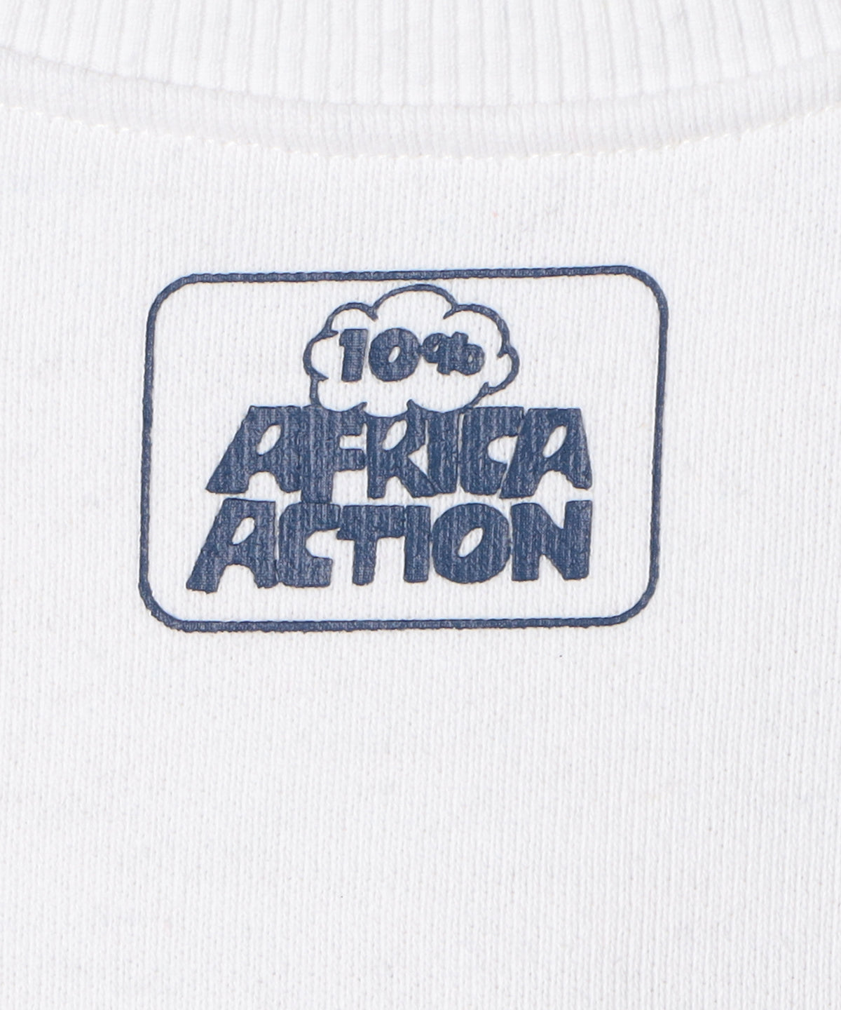 Kids Recycle Sweat Shirts Big-C WHITE