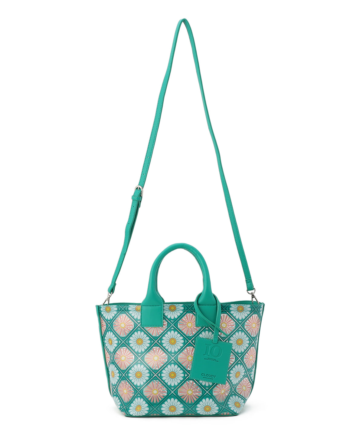 EVA×Fake Leather handle Bag(Medium) E.GREEN