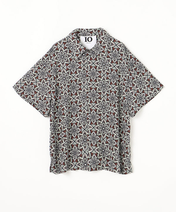 Recycled African Textile Shirt BROWN