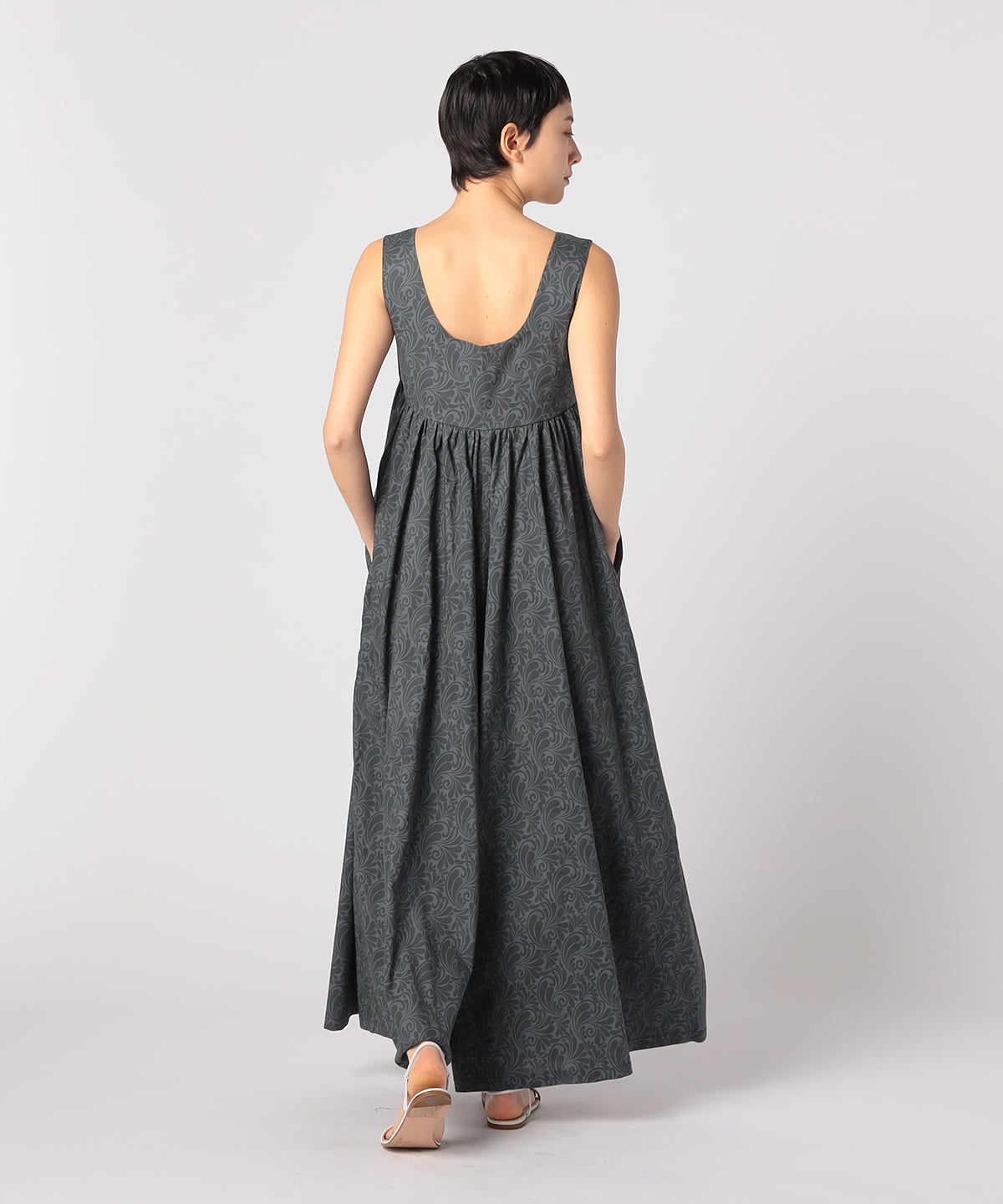 African Textile All In One Charcoal