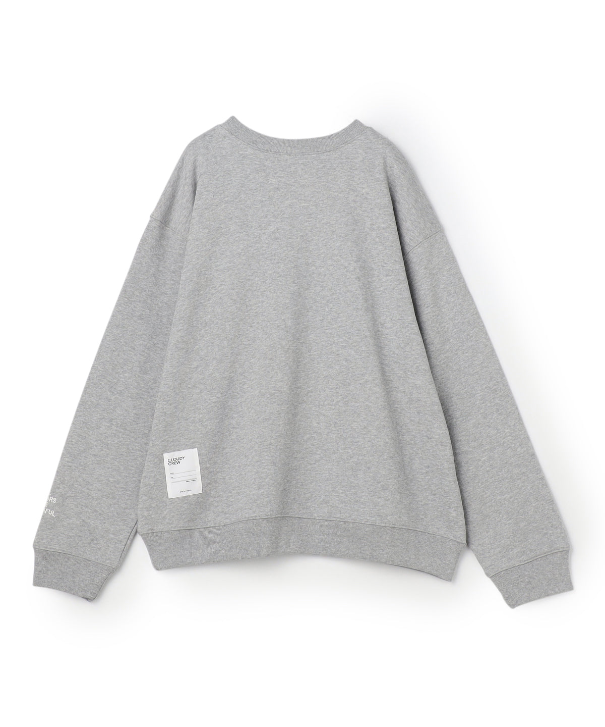 スウェットシャツ CLOUDY characters グレー