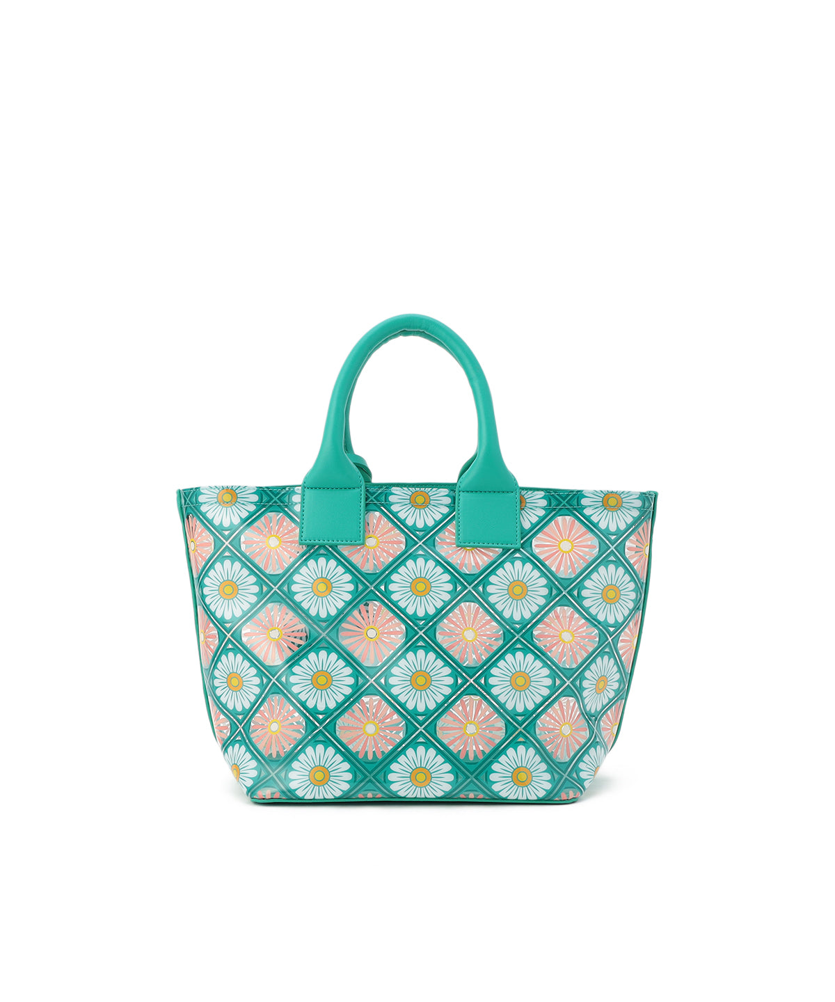EVA×Fake Leather handle Bag(Medium) E.GREEN