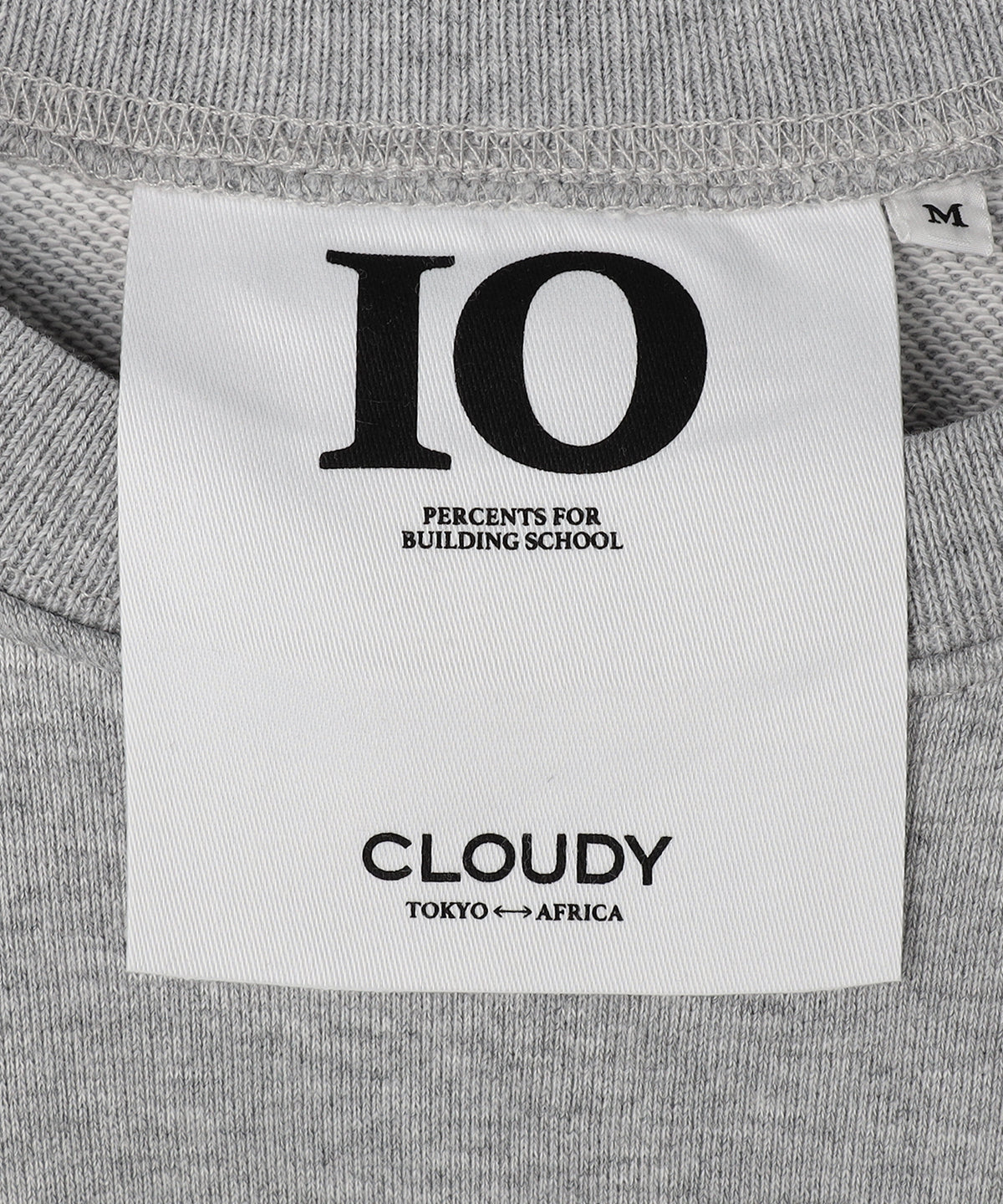 スウェットシャツ CLOUDY characters グレー