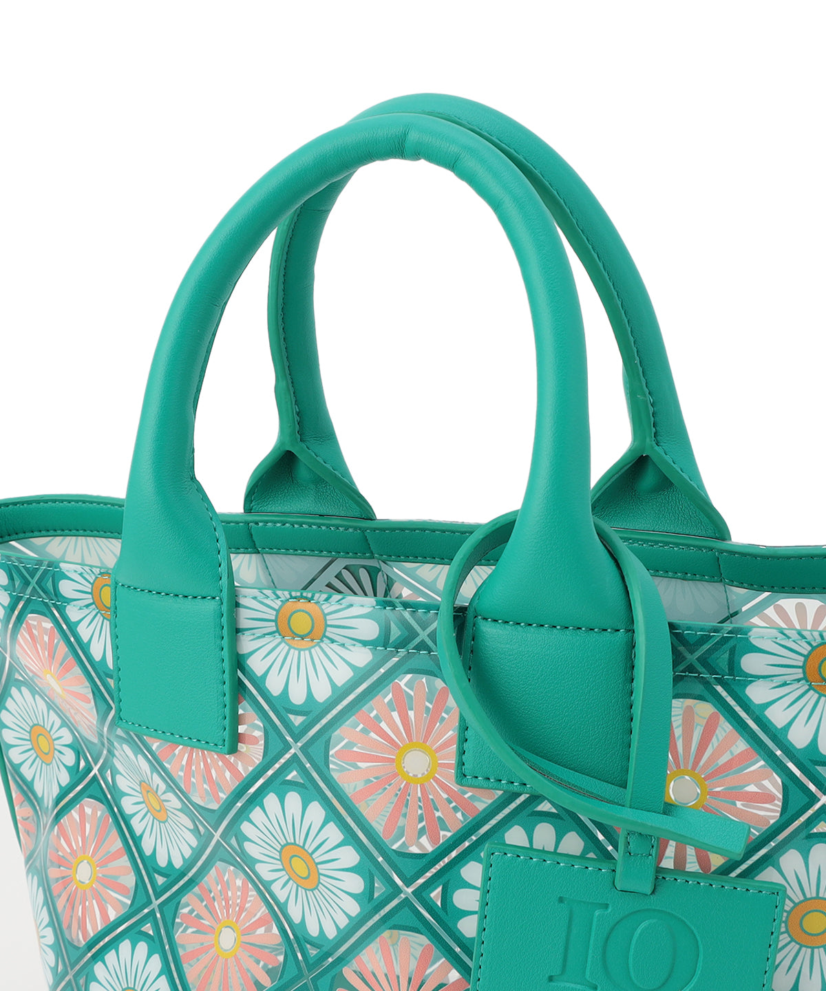 EVA×Fake Leather handle Bag(Medium) E.GREEN