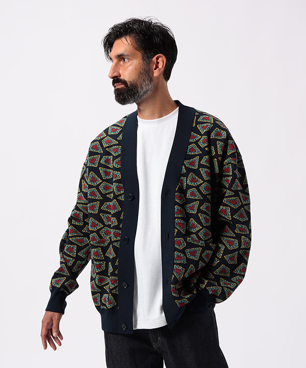 Recycled Knit Cardigan NAVY