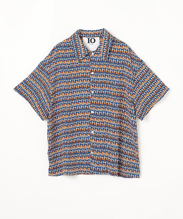 Recycled African Textile Shirt ORANGE