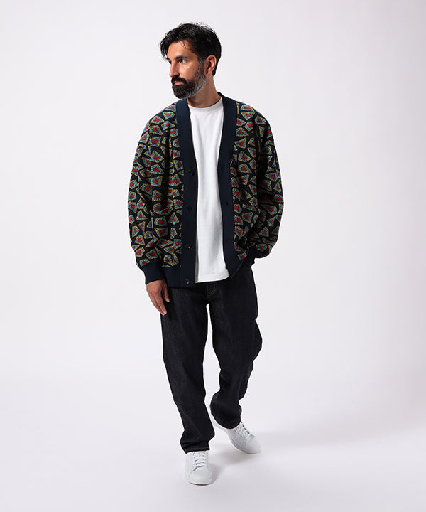 Recycled Knit Cardigan NAVY