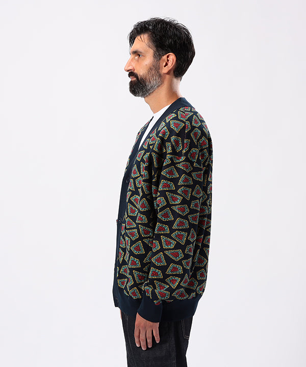 Recycled Knit Cardigan NAVY