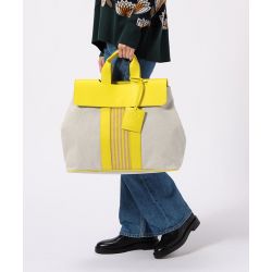 Two Tone Kente Bag (Large)BLACK