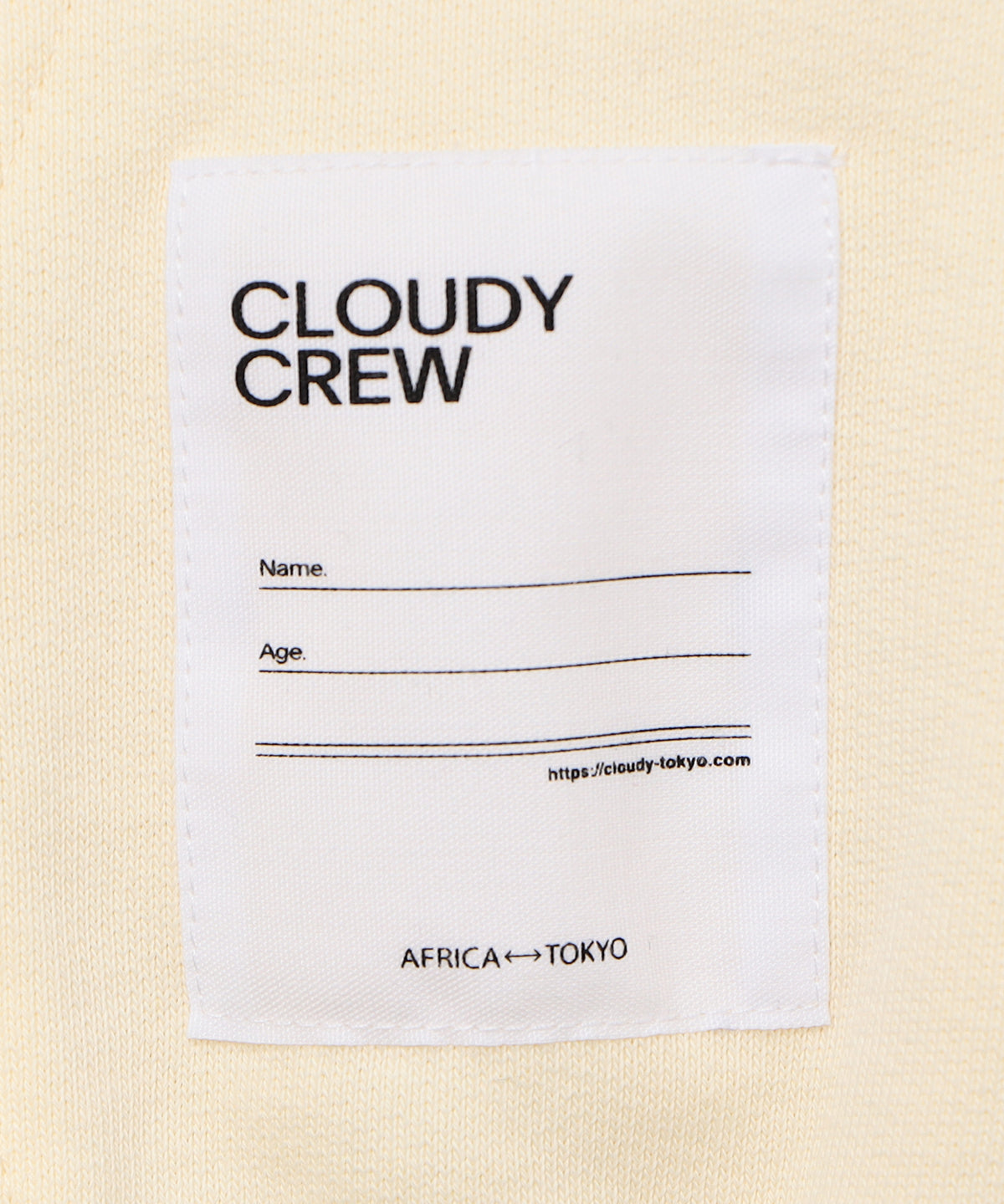 Sweat Parka Have A Good CLOUDY IVORY