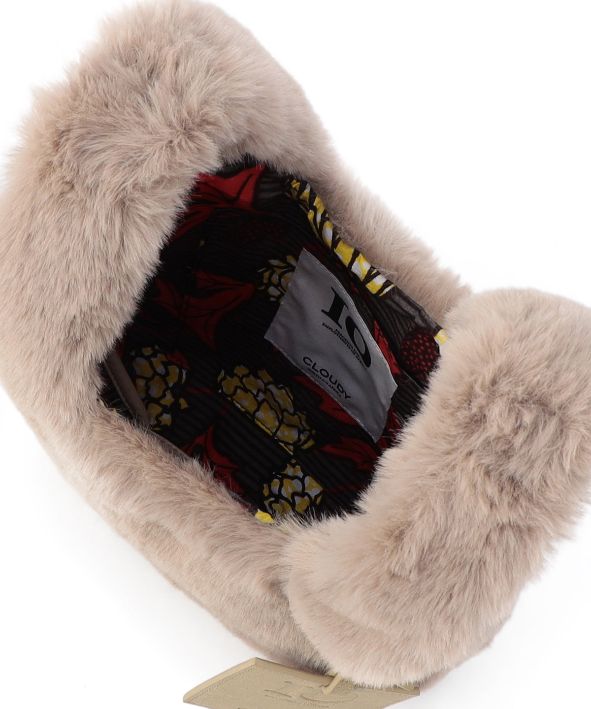 Eco Fur Convenience Bag (Small) BEIGE