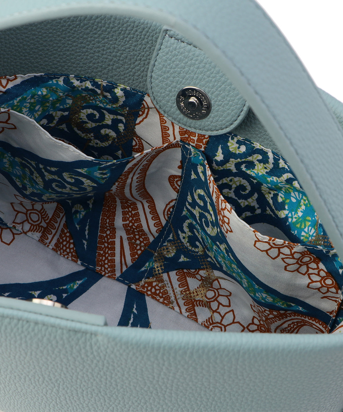 Coverd Buckle Hand Bag SAX