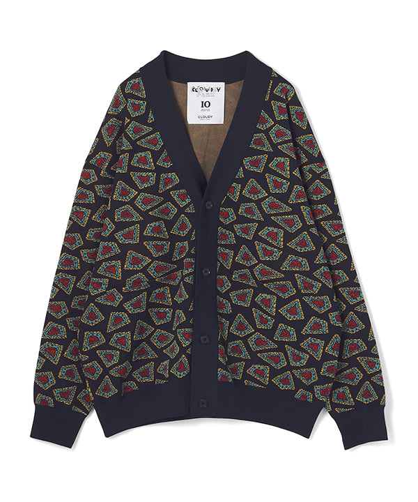 Recycled Knit Cardigan NAVY