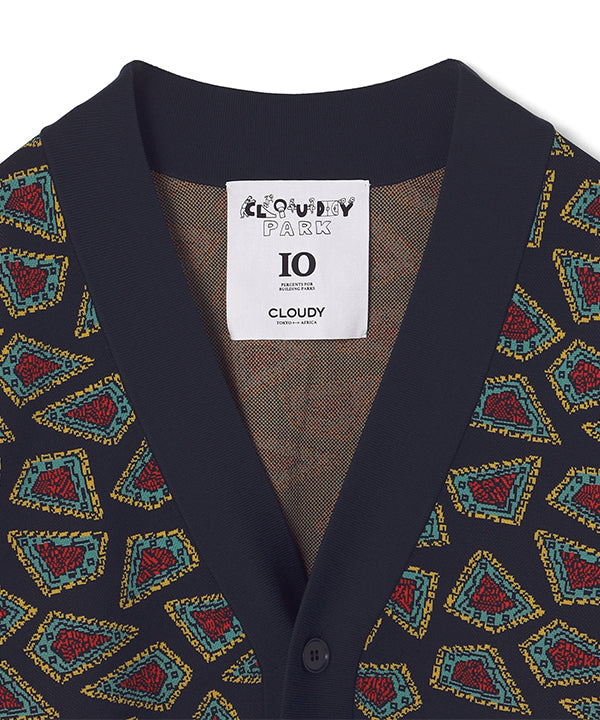 Recycled Knit Cardigan NAVY