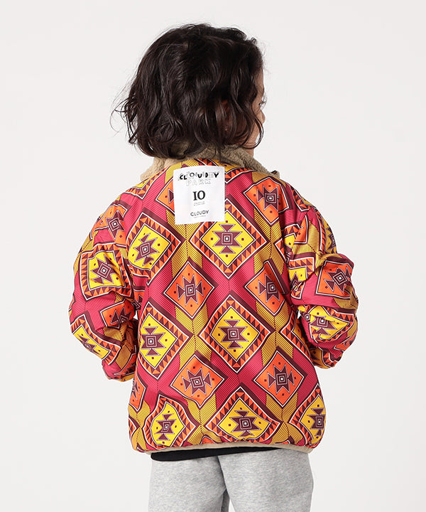 Kids Recycled Reversible BOA Blouson BEIGE