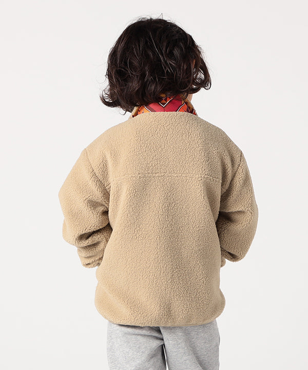 Kids Recycled Reversible BOA Blouson BEIGE