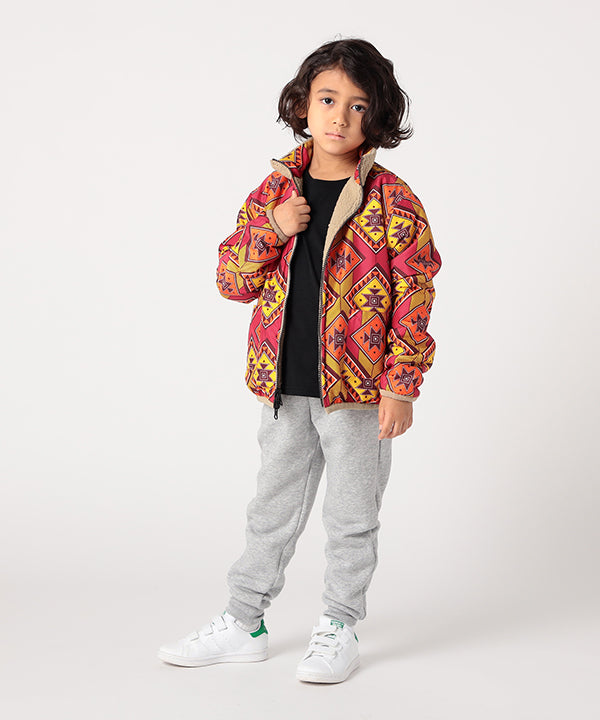 Kids Recycled Reversible BOA Blouson BEIGE