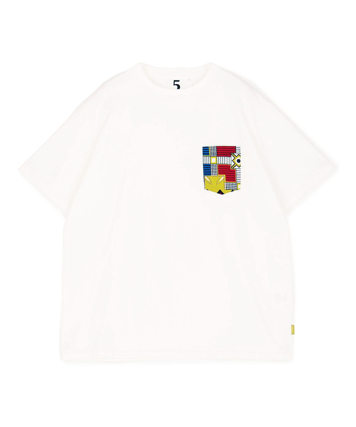ポケットTシャツ 005 ホワイト