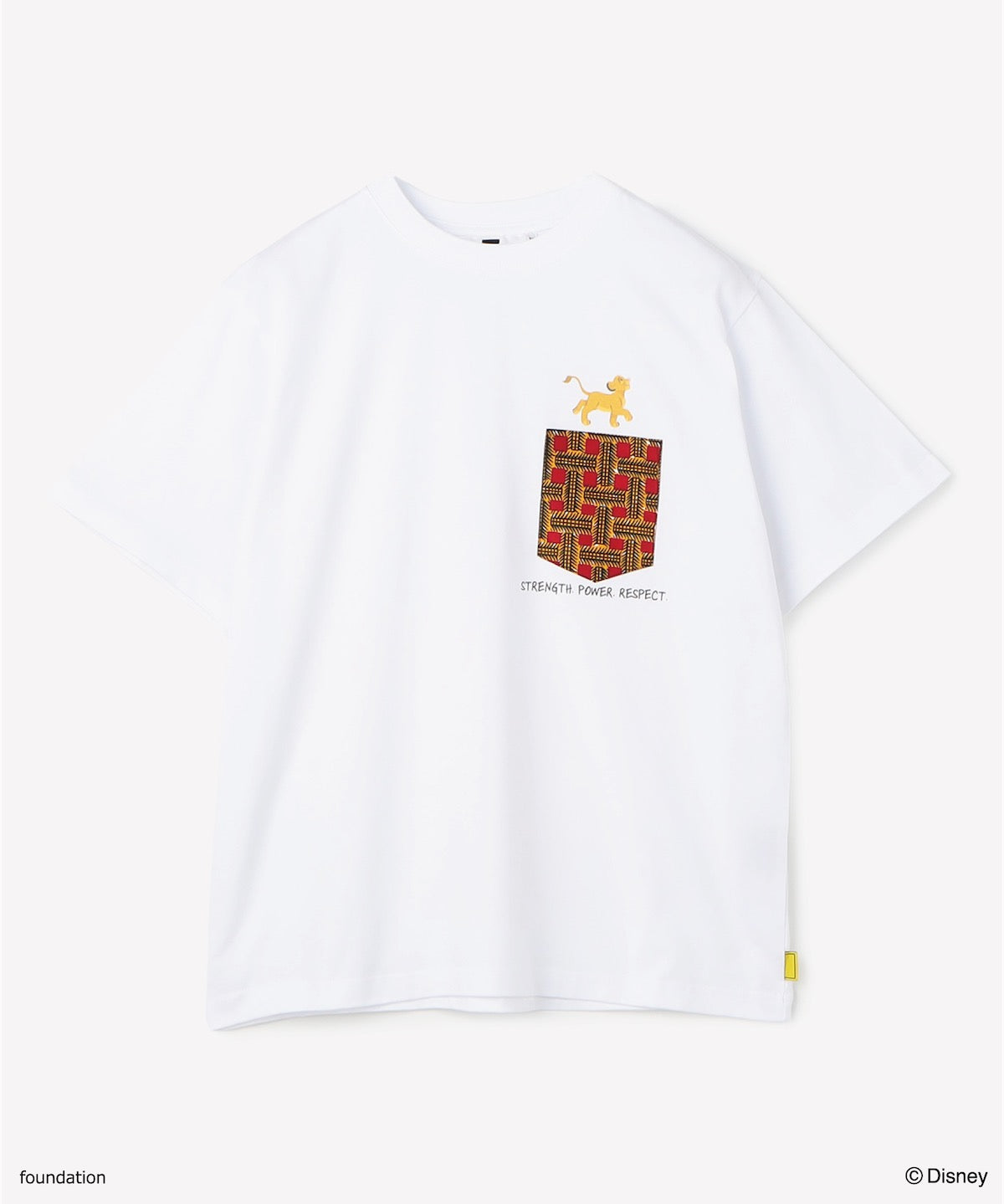 ポケットTシャツ SIMBA WHITE