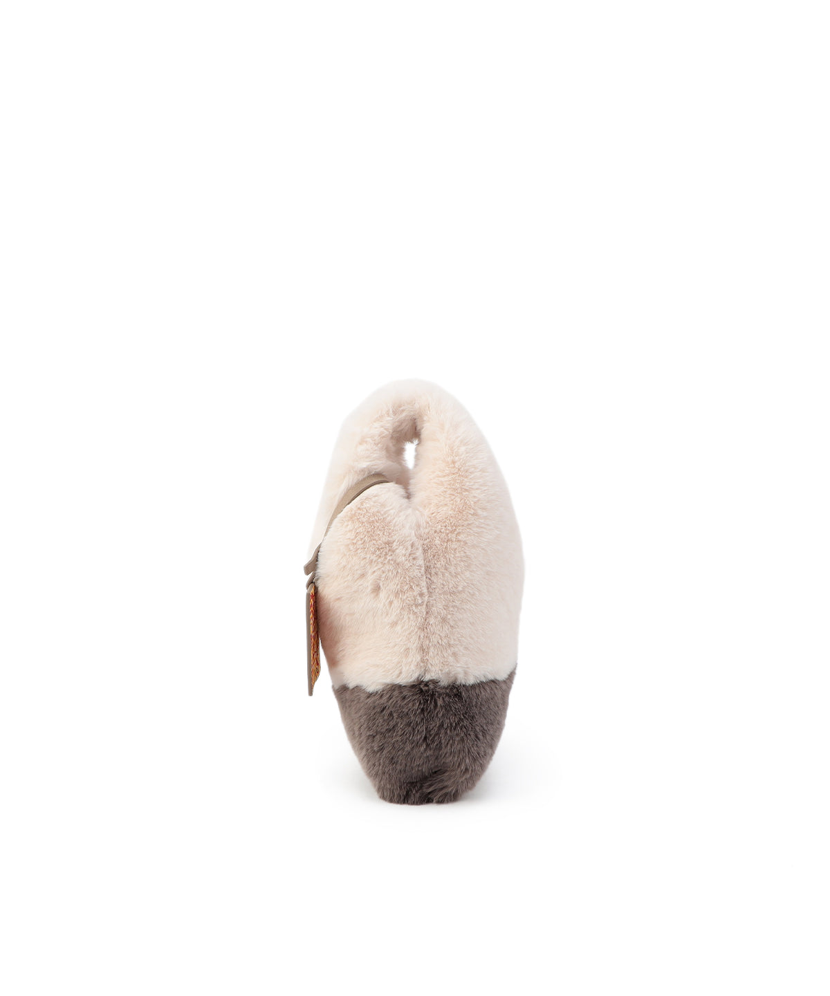 Eco Fur Convenience Bag (Small) OFF-WHITE×GREIGE