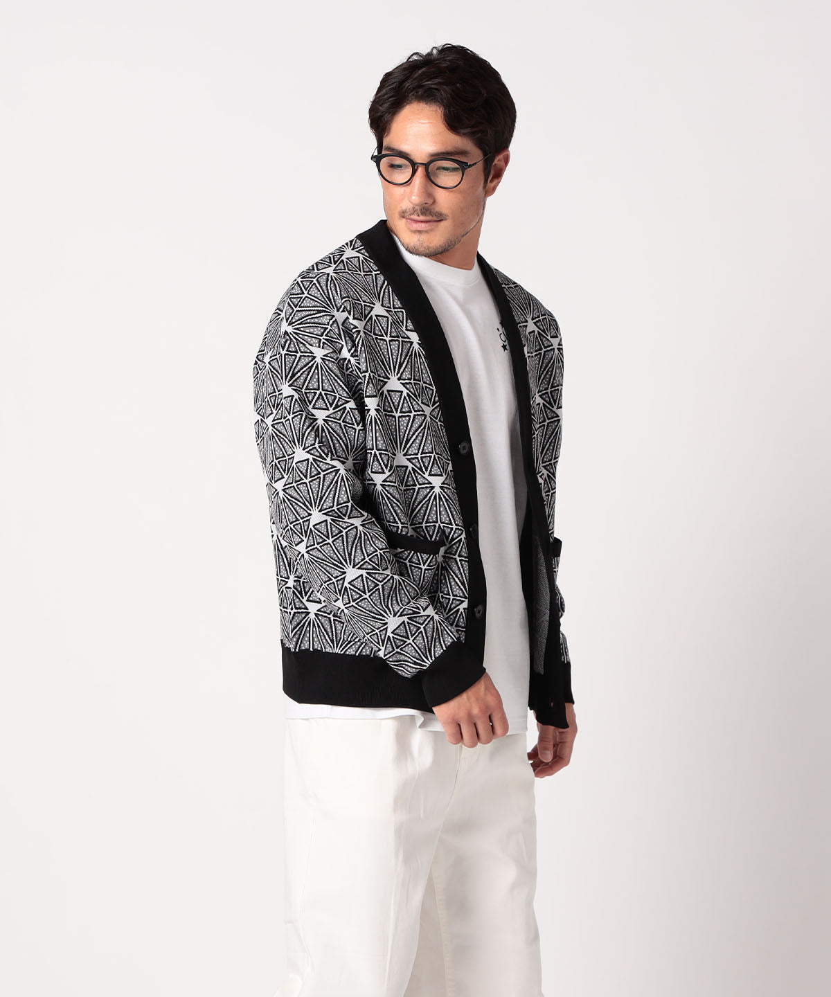 Knit Cardigan BLACK